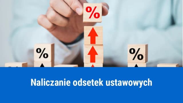 Odsetki jak dla zaległości podatkowych - aktualne stawki i obliczenia